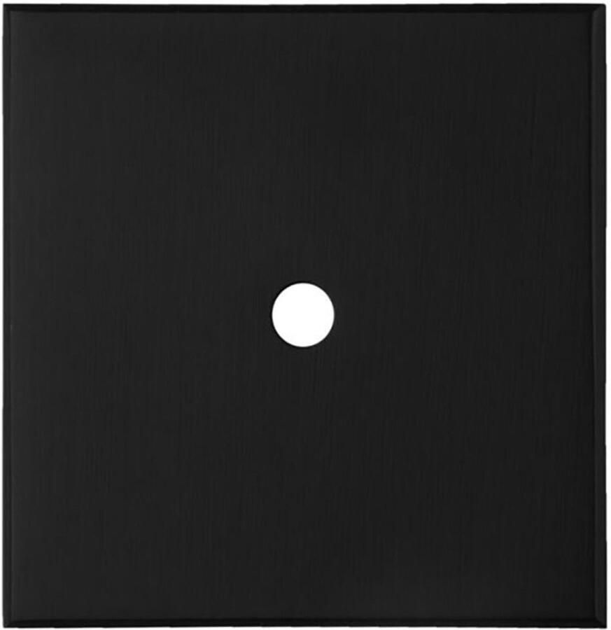 Fingertip Designs Achterplaat voor Meubelknoppen en Meubelgrepen Verfijnde Basis voor Modern Meubilair Gepolijst Messing 40 x 40mm