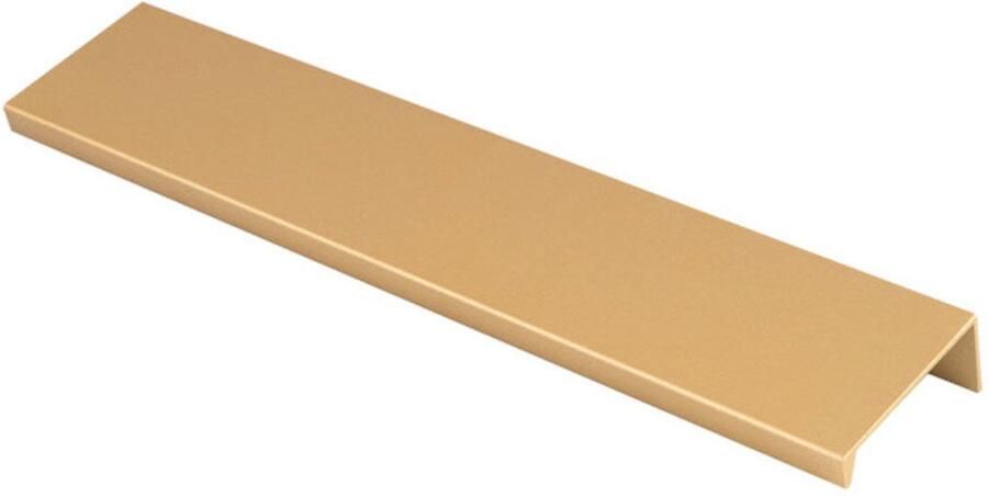 Fingertip Designs Greeplijst – Minimalistisch en Praktisch voor Kasten en Lades Satijn Messing 40 x 200mm