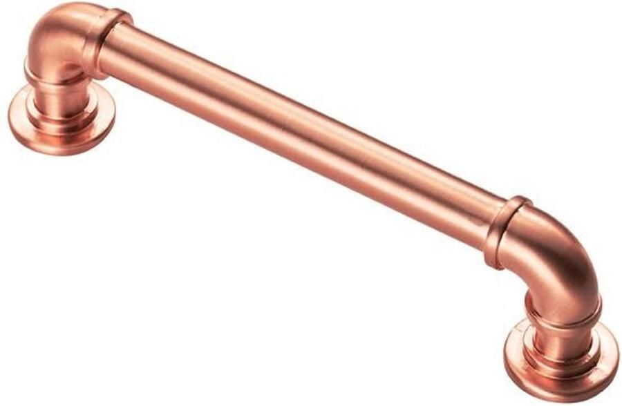 Fingertip Designs Handgreep Industrial Elegance – Pewter of Gepolijst Koper Gepolijst Koper 128mm