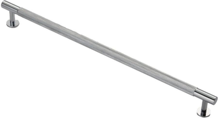 Fingertip Designs Handgreep Knurled – Gekarteld Design Massief Messing Gepolijst Chroom 320mm