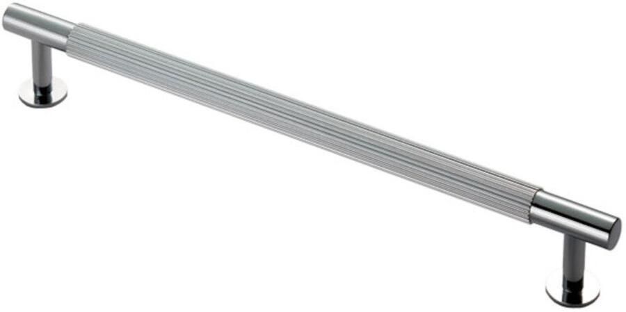 Fingertip Designs Handgreep Lines – Industrieel design met luxe uitstraling Gepolijst Chroom 224mm