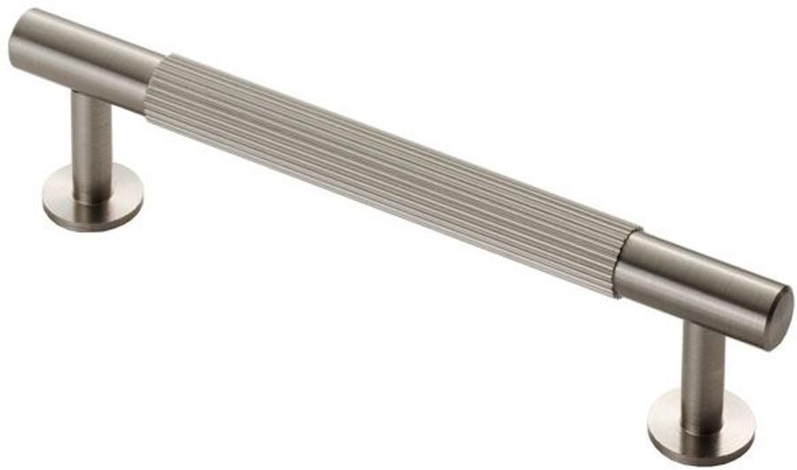 Fingertip Designs Handgreep Lines – Industrieel design met luxe uitstraling Satijn Nikkel 128mm