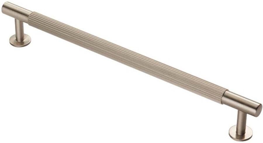 Fingertip Designs Handgreep Lines – Industrieel design met luxe uitstraling Satijn Nikkel 224mm