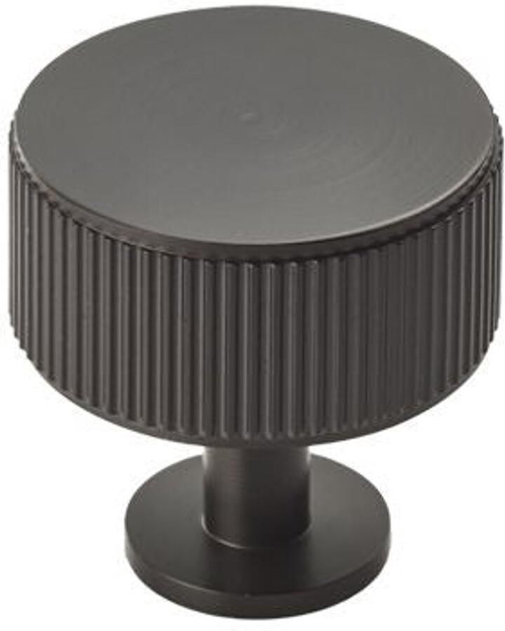 Fingertip Designs Kastknop Radio Lines – Stijlvol Massief Messing Antiek Messing