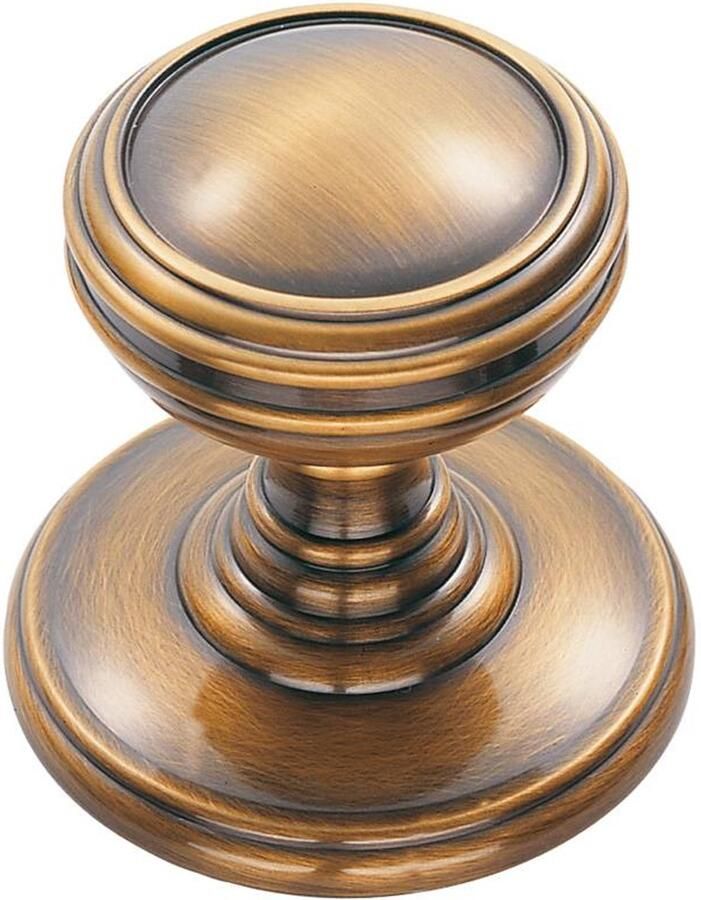 Fingertip Designs Klassieke Metalen Kastknop – Tijdloze Elegantie in Meerdere Afwerkingen Gepatineerd Brons 25mm