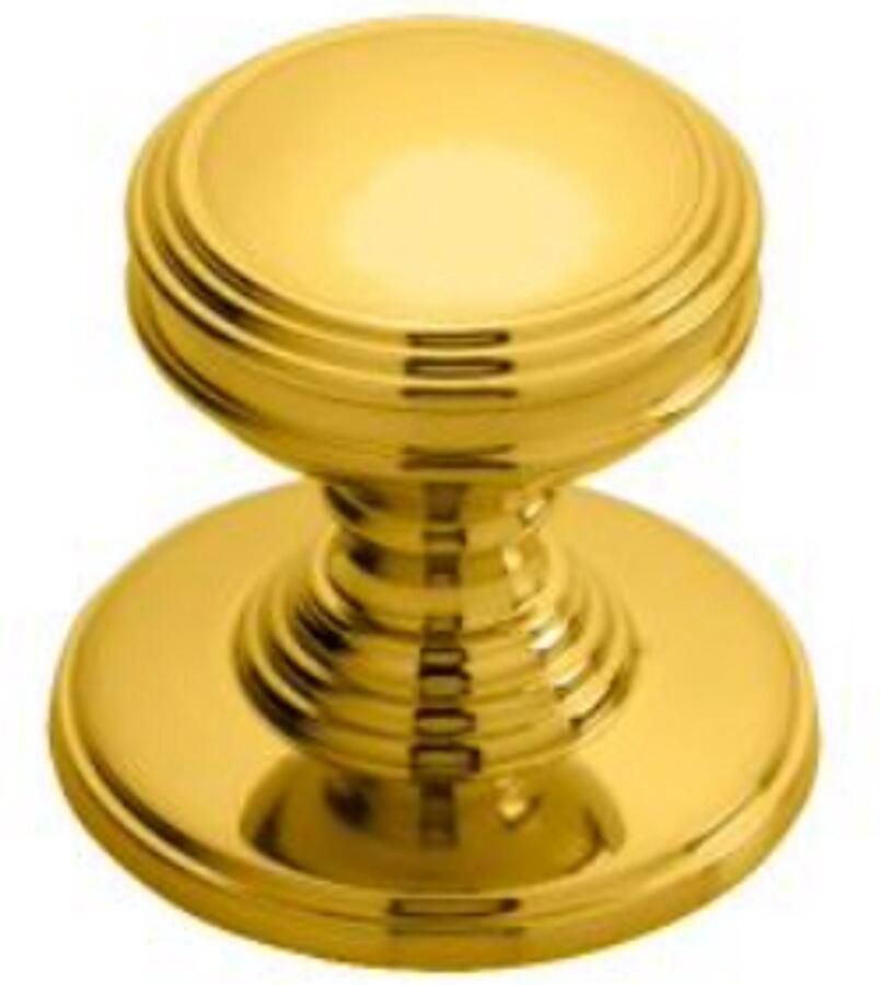 Fingertip Designs Klassieke Metalen Kastknop – Tijdloze Elegantie in Meerdere Afwerkingen Gepolijst Messing 25mm