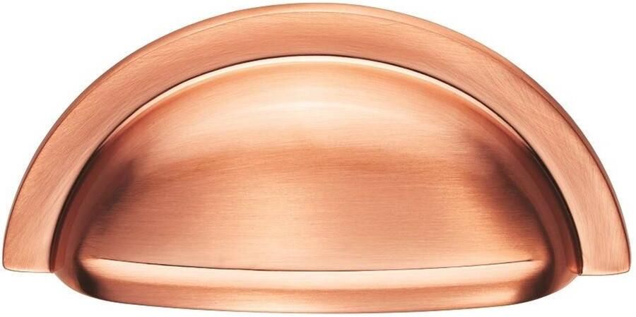 Fingertip Designs Oxford Gepolijste Koperen Komgreep – Fingertip Design 76 mm Hartafstand