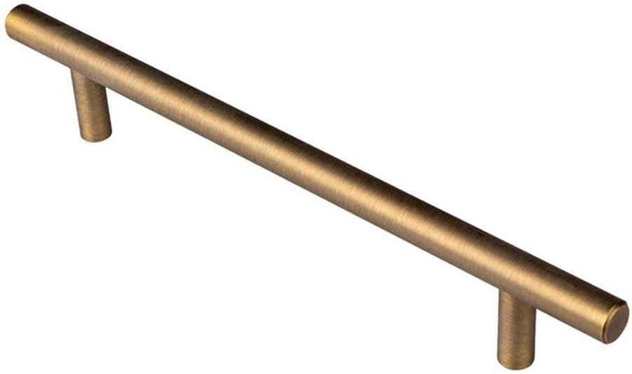 Fingertip Designs Stalen T-Bar Kastgreep – Minimalistisch en Modern Antiek Messing 160 mm