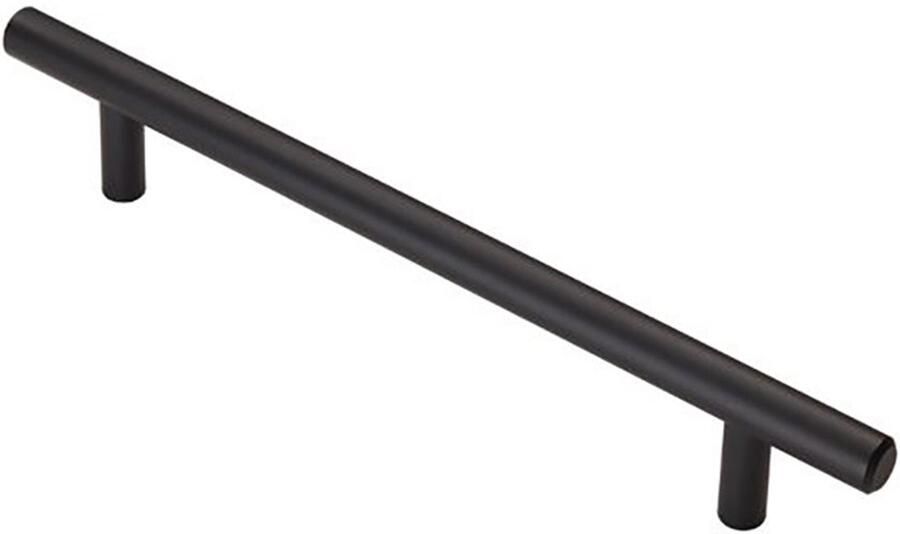 Fingertip Designs Stalen T-Bar Kastgreep – Minimalistisch en Modern Zwart 160 mm