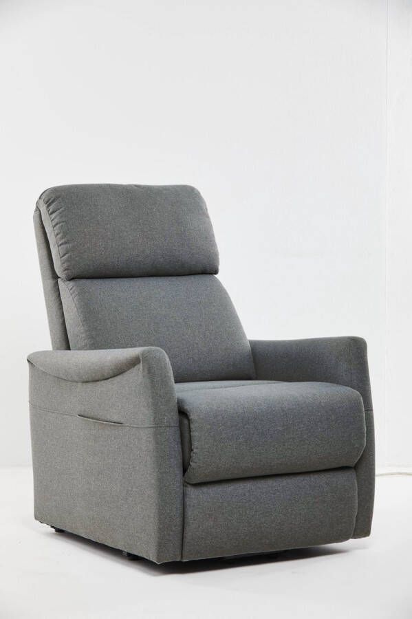 Finlandic Elektrische relax en sta op stoel F-601 grijs tot 100 kg gebruikersgewicht tussen 1 62 en 1 82m lichaamslengte