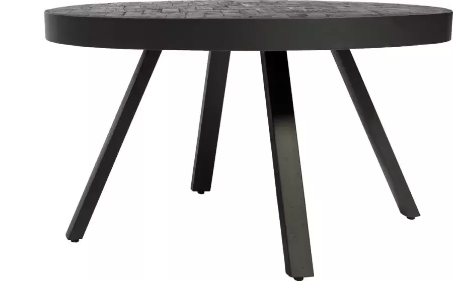 Finn Salontafel rond 74 cm Black Stack B340 zwart