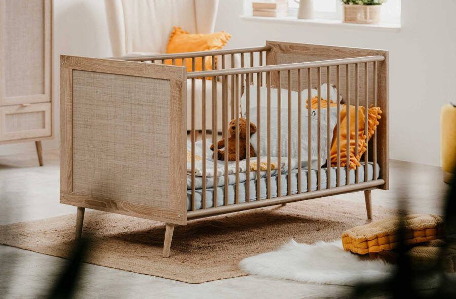 Finori Babybed Bilal 140x70 70x140 Bruin - Foto 2