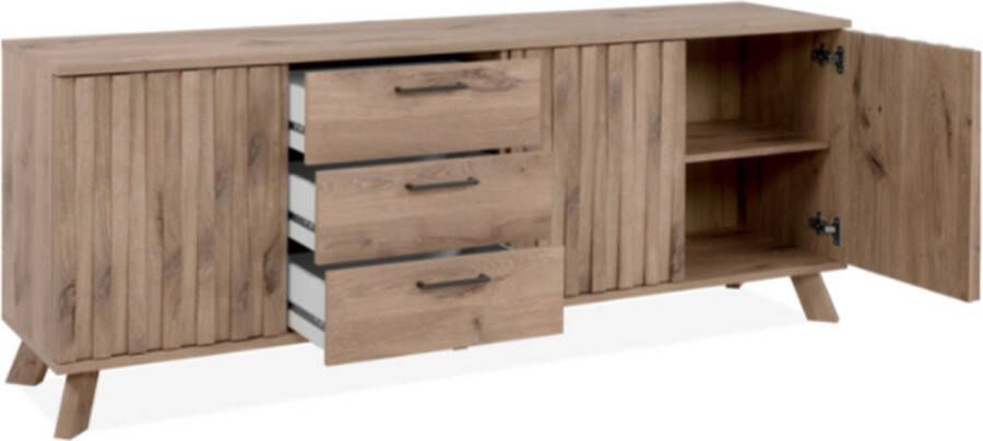 Finori Dressoir Arabella 175 cm 3 lades-Zweedse eik - Foto 2