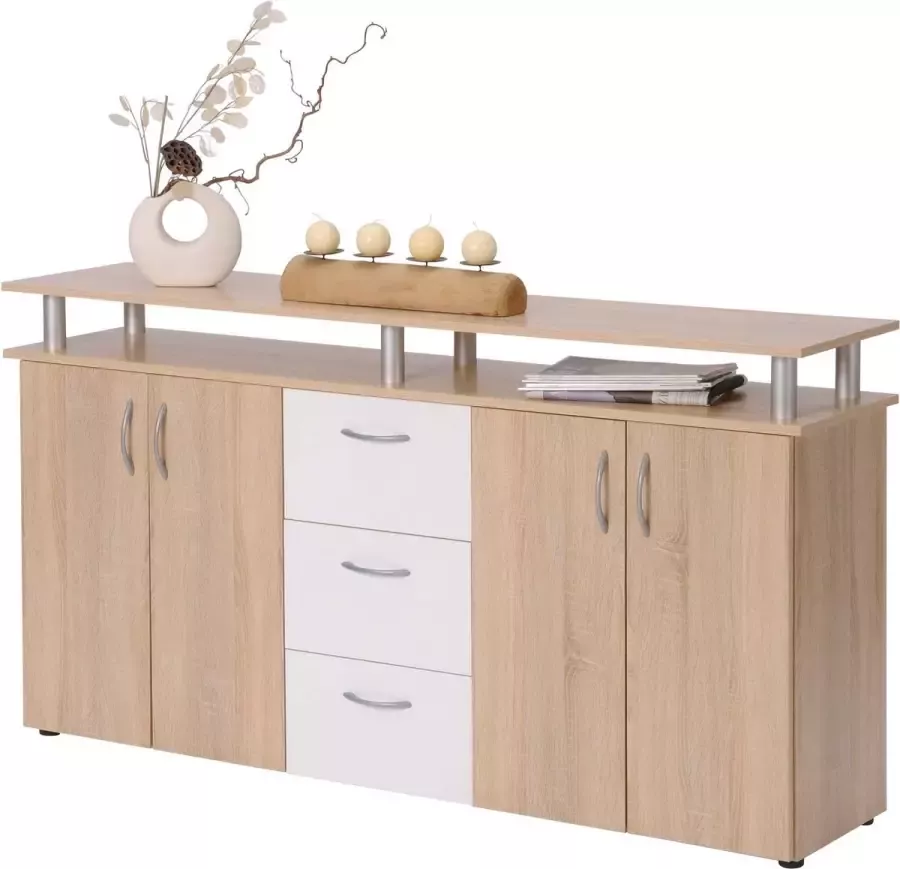 Finori Dressoir Wit 155x35x83 cm