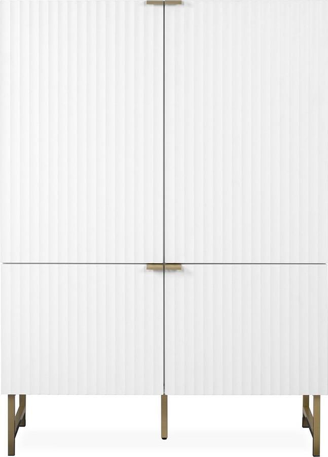 CaliCosy Buffet Hoog 4 Deuren L100 x H142 cm GLASGOW