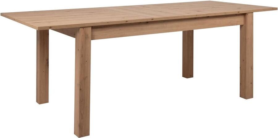 Merkloos Uitschuifbare eettafel Vakman eiken decor L 160-200 x D 75 x H 90 cm BERGEN
