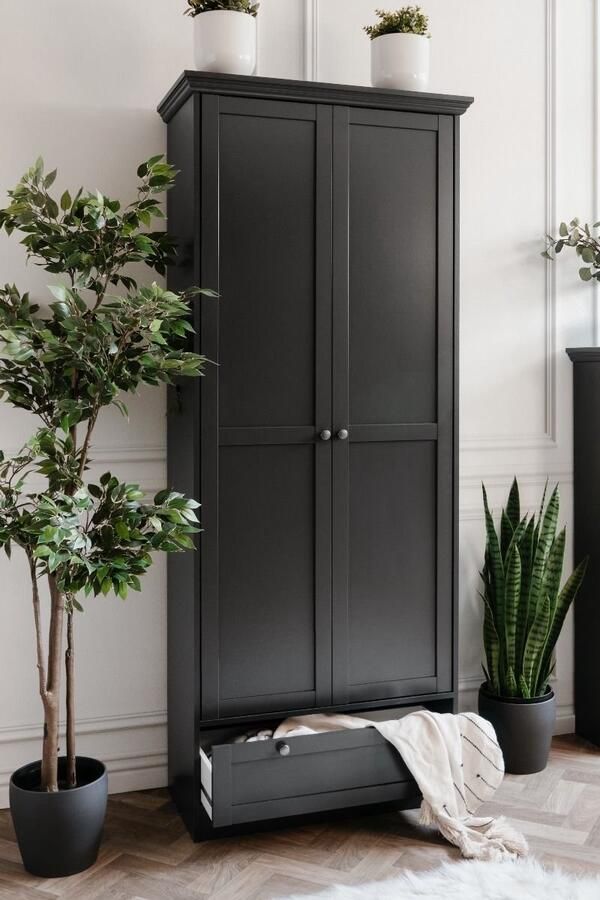 Finori Kast Vera Anthracite Grey 2-deurs