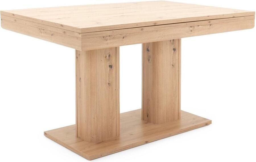 Finori EMOB Uitschuifbare eettafel Heidelberg 140 220 artisan eik Kantoortafels Bruin MDF; Spaanplaat Kantoortafels Op voorraad - Foto 2