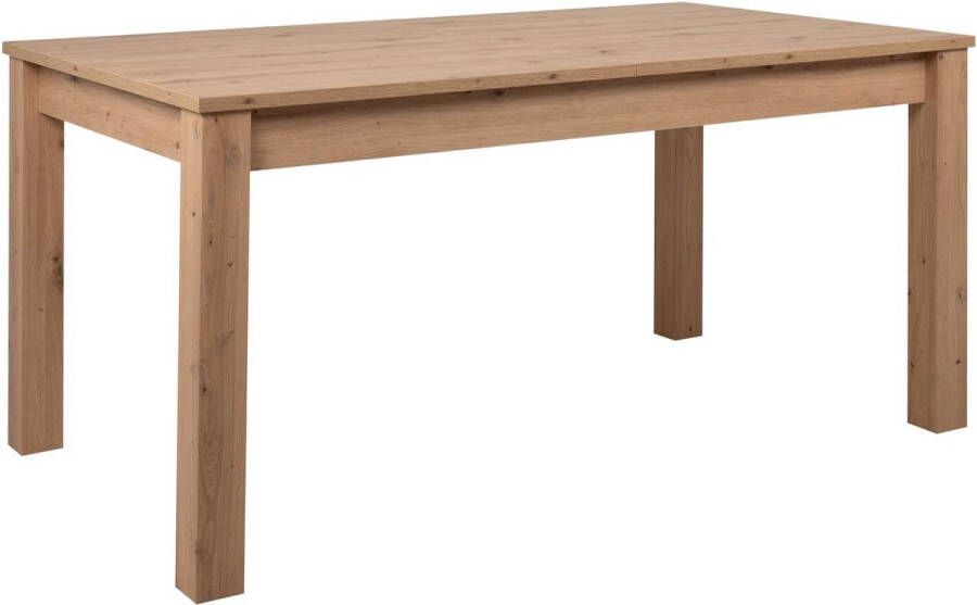 Merkloos Uitschuifbare eettafel Vakman eiken decor L 160-200 x D 75 x H 90 cm BERGEN