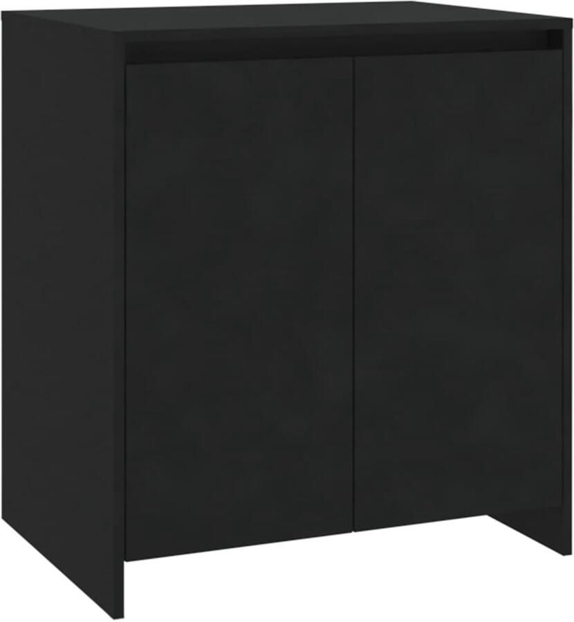 FIONERA 3 st Dressoirs bewerkt hout zwart