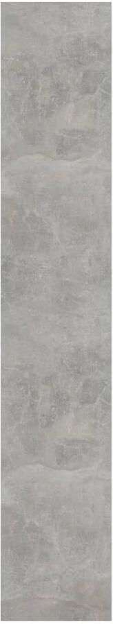 FIONERA Boekenkast kamerscherm 80x30x166 cm bewerkt hout betongrijs