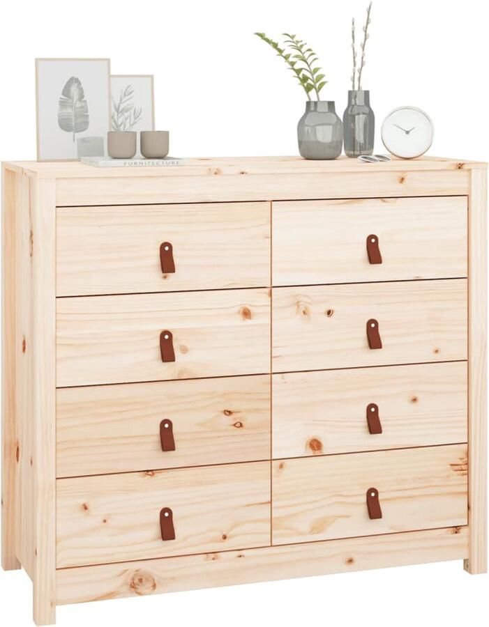 FIONERA Dressoir 100x40x90 cm massief grenenhout