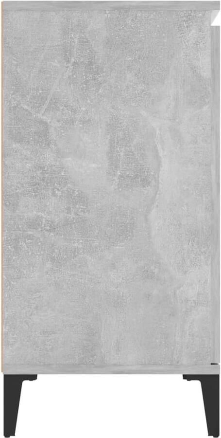 FIONERA Dressoir 104x35x70 cm bewerkt hout betongrijs