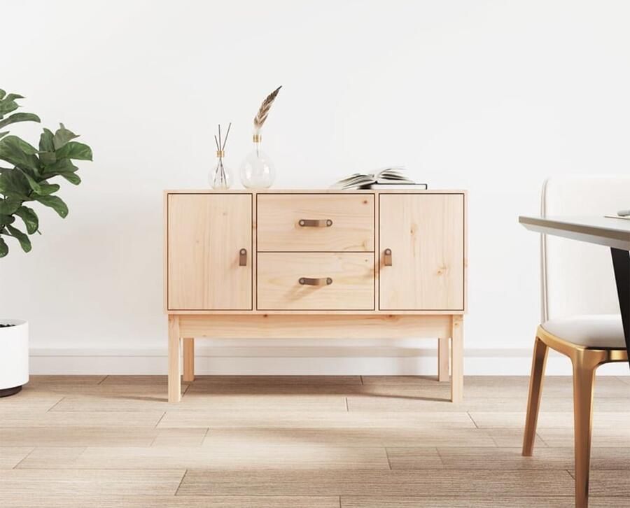 FIONERA Dressoir 110x40x78 cm massief grenenhout