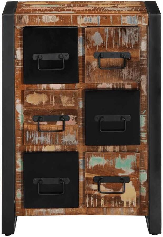 FIONERA Dressoir 50x35x70 cm massief gerecycled hout