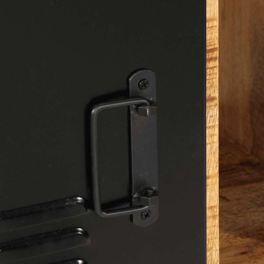 FIONERA Dressoir 55x35x70 cm massief ruw mangohout