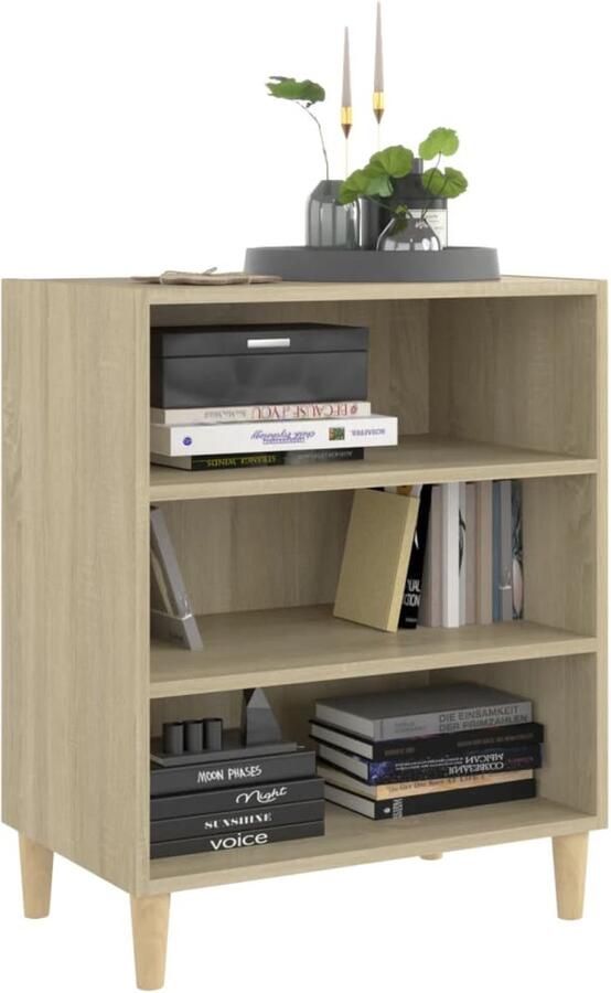 FIONERA Dressoir 57x35x70 cm bewerkt hout sonoma eikenkleurig