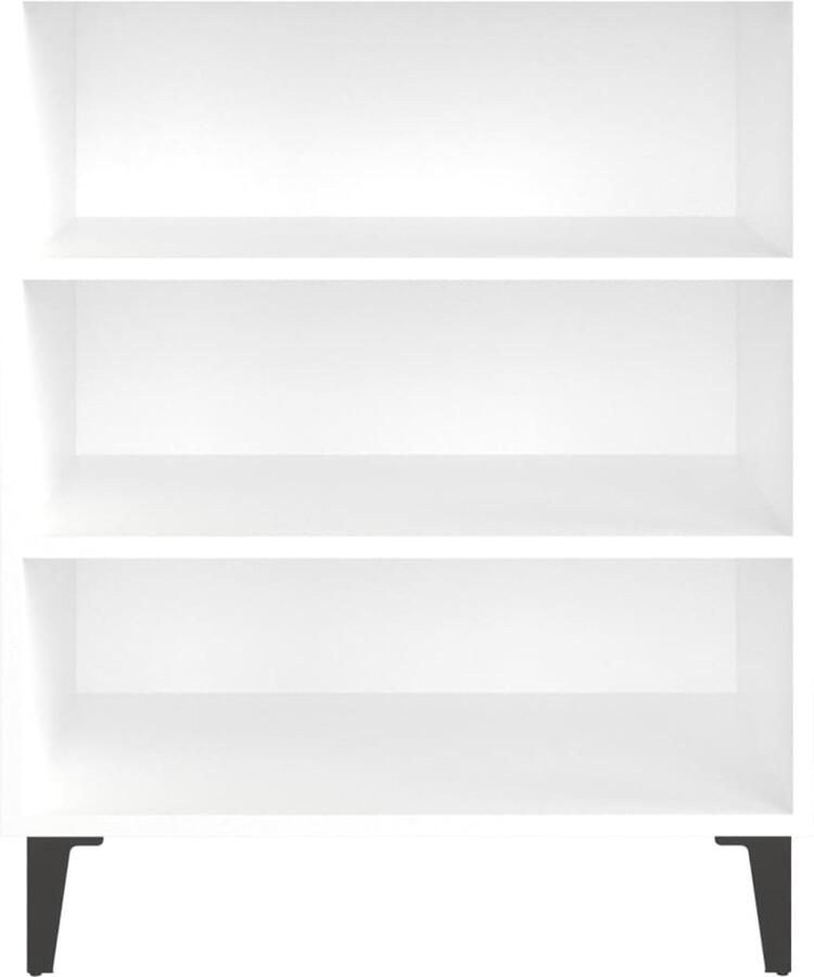 FIONERA Dressoir 57x35x70 cm bewerkt hout wit