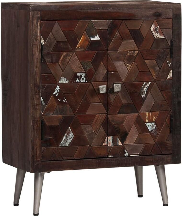 FIONERA Dressoir 60x30x76 cm massief gerecycled hout