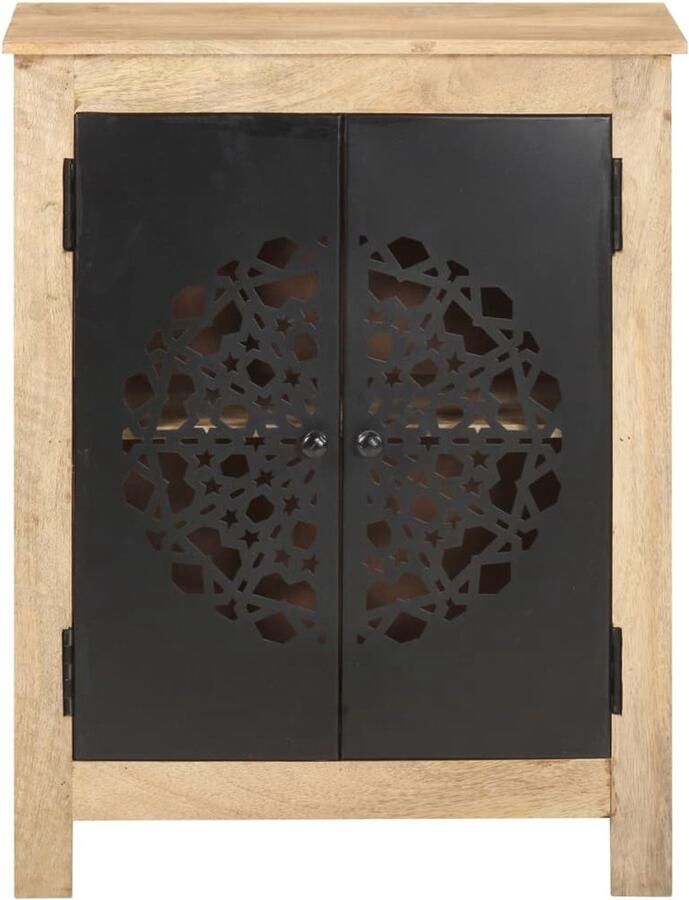 FIONERA Dressoir 60x35x75 cm massief mangohout