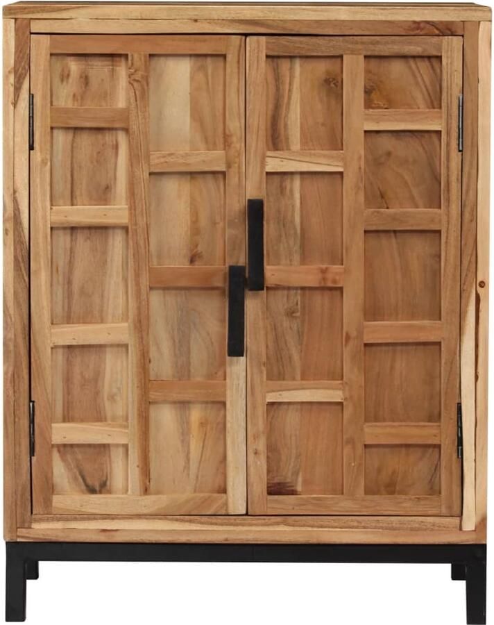 FIONERA Dressoir 60x35x76 cm massief acaciahout bruin