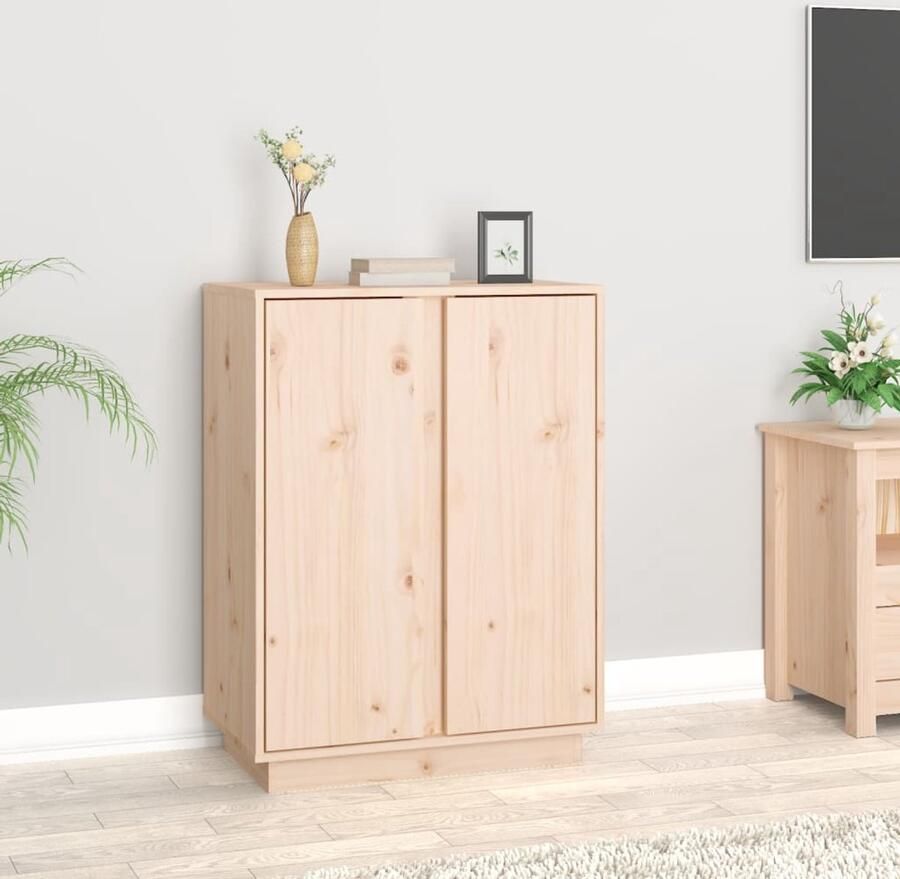 FIONERA Dressoir 60x35x80 cm massief grenenhout