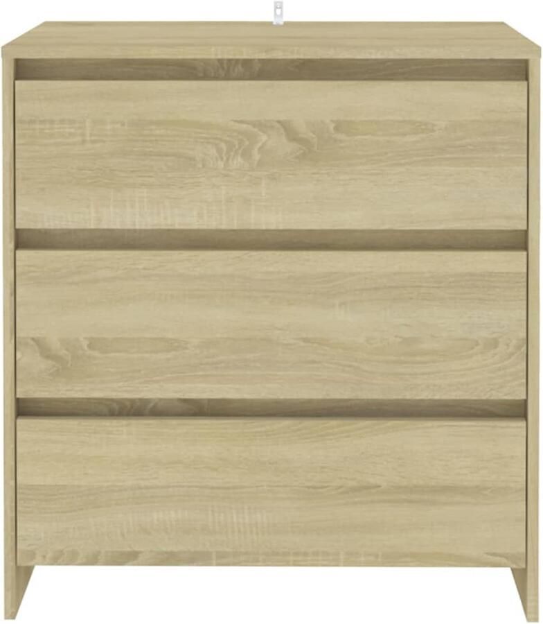 FIONERA Dressoir 70x41x75 cm bewerkt hout sonoma eikenkleurig