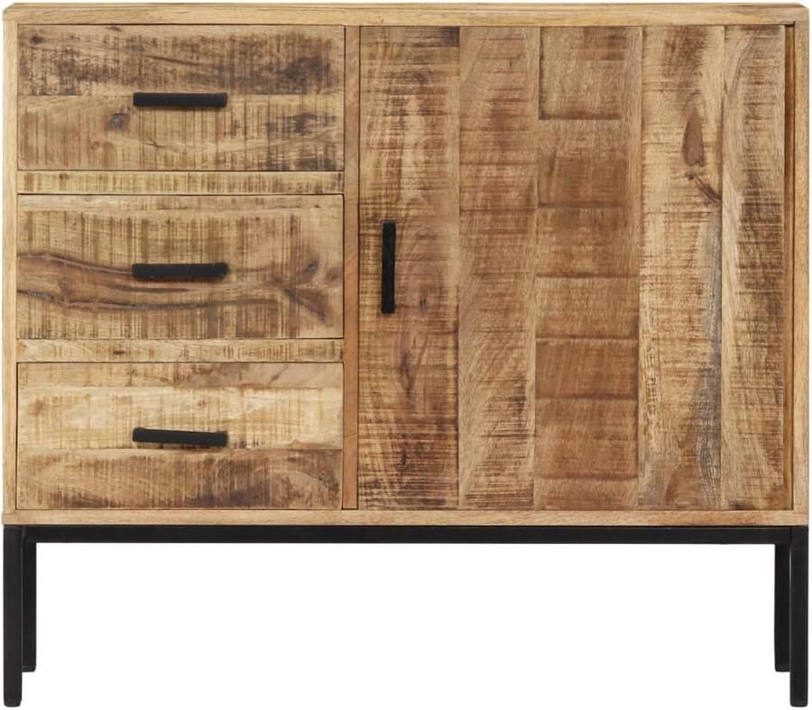 FIONERA Dressoir 88x30x71 cm massief mangohout