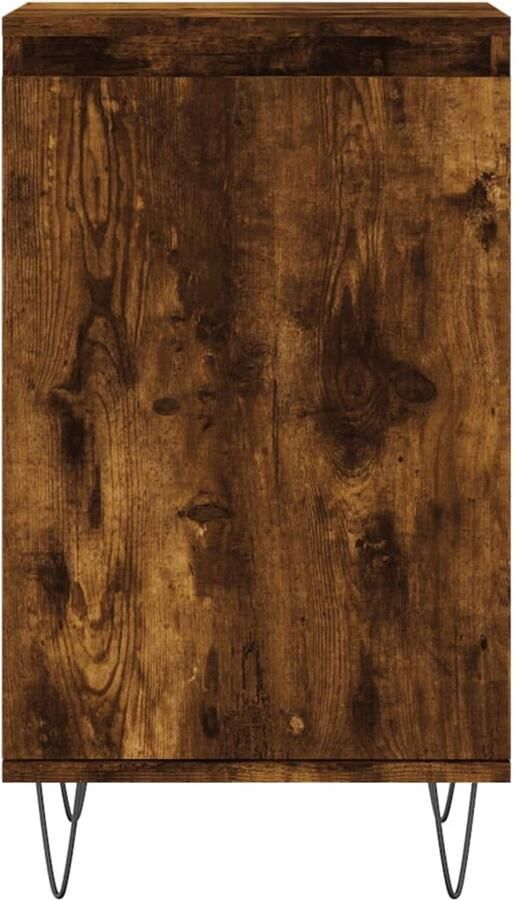 FIONERA Dressoirs 2 st 40x35x70 cm bewerkt hout gerookt eikenkleurig