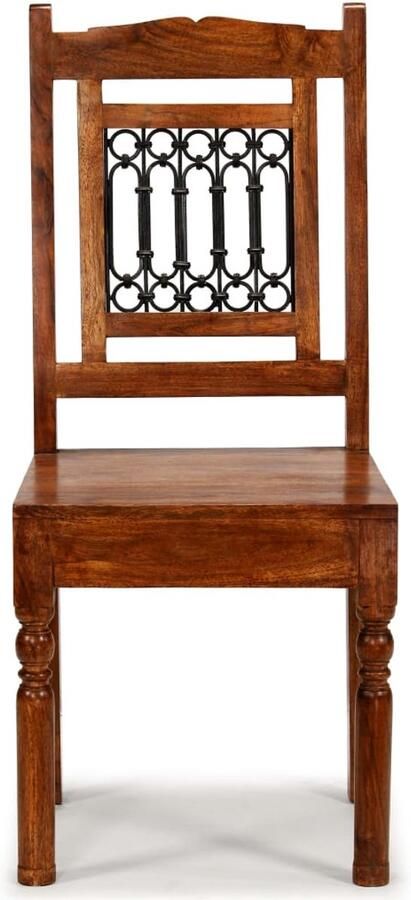 VidaXL Eetkamerstoelen 2 st Acaciahout Klassiek Eetkamerstoelen Houten Meubels Design Stoelen Klassieke Stoelen Bruine Stoelen Acacia Meubels Salon Meubilair