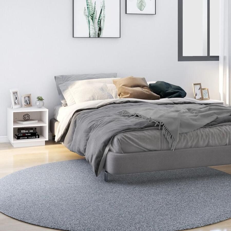 VidaXL Nachtkastjes 2 stuks Massief Grenenhout Wit Nachtkastjes Bedkastjes Meubilair Slaapkamerinrichting Witte Meubels