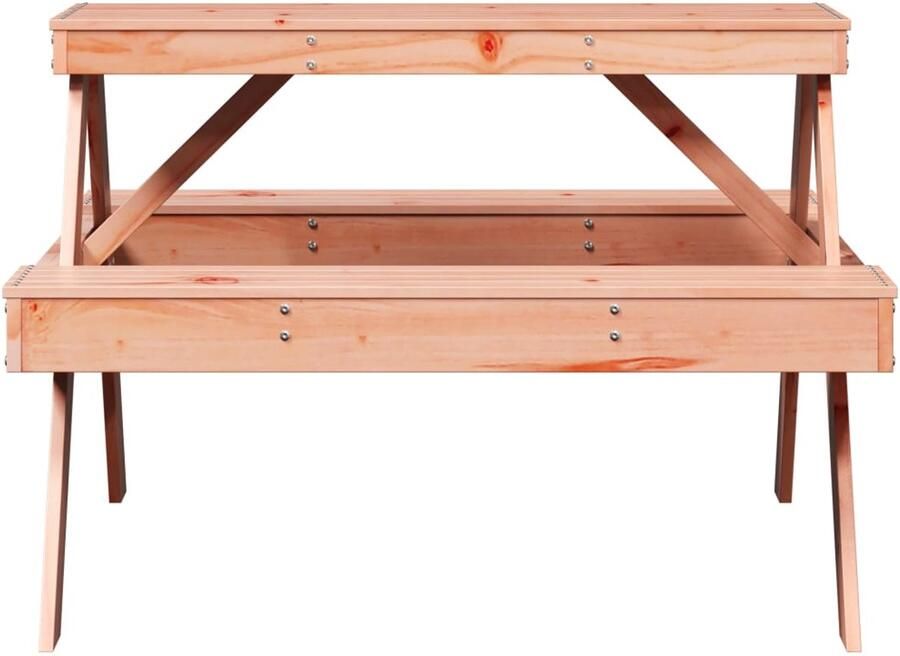FIONERA Picknicktafel 105x134x75 cm massief douglashout