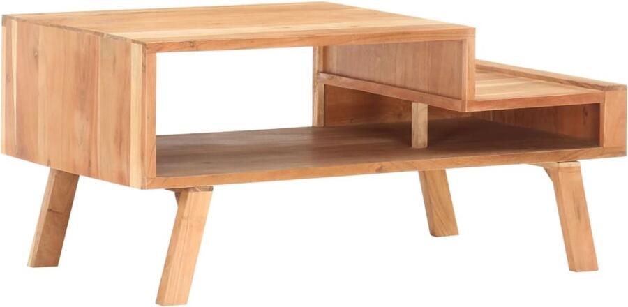 FIONERA Salontafel 100x50x45 cm massief acaciahout