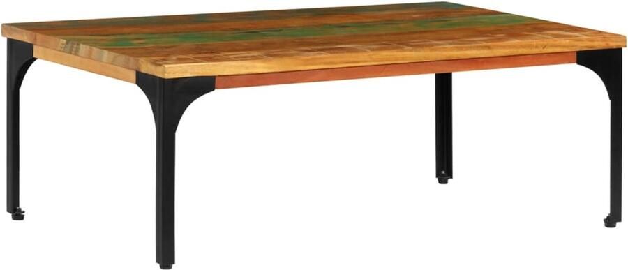 FIONERA Salontafel 100x60x35 cm massief gerecycled hout