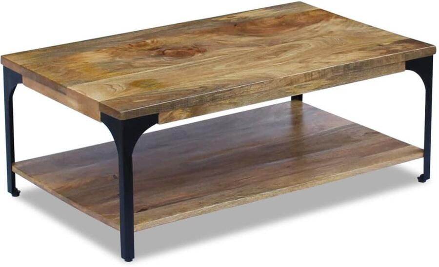 FIONERA Salontafel 100x60x38 cm mangohout