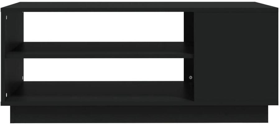 FIONERA Salontafel 102x55x43 cm bewerkt hout zwart