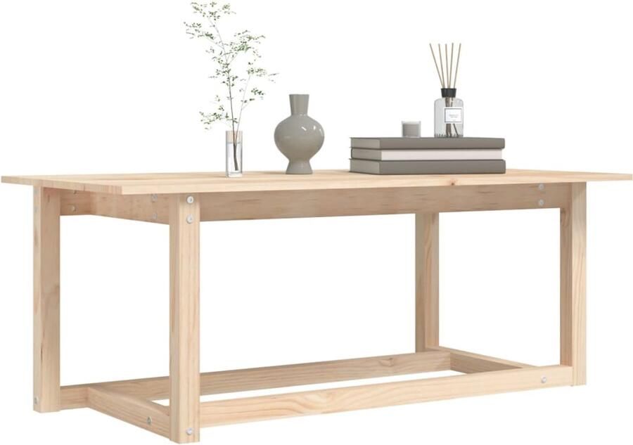 FIONERA Salontafel 110x55x45 cm massief grenenhout