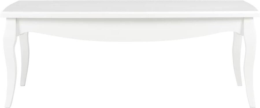 FIONERA Salontafel 110x60x40 cm massief grenenhout wit