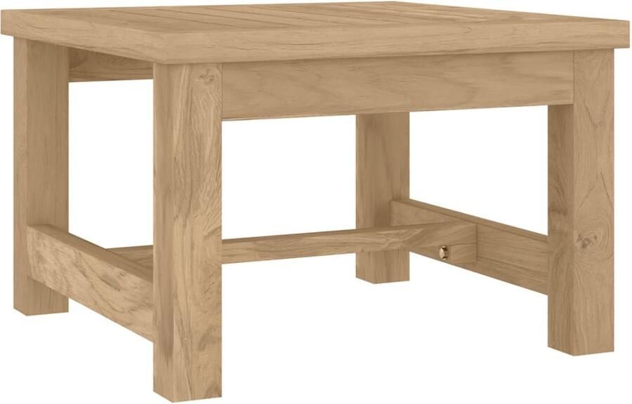 FIONERA Salontafel 45x45x30 cm massief teakhout