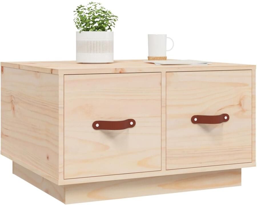 FIONERA Salontafel 60x53x35 cm massief grenenhout